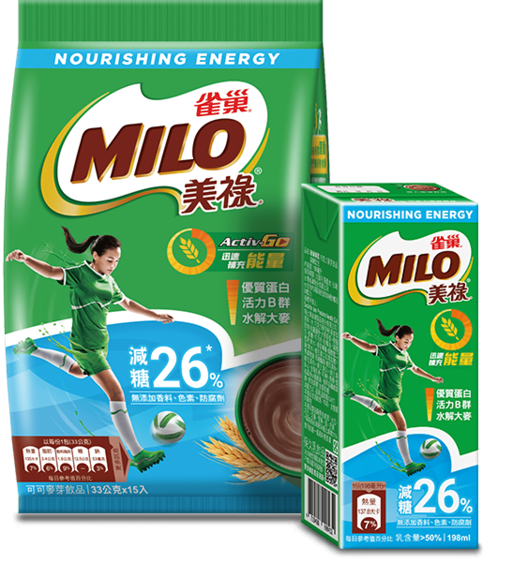 美祿MILO巧克力保久乳是兒童運動飲料的新選擇，含有澱粉、牛奶蛋白質等優質營養，讓小孩子運動完喝能補充蛋白質，能量充沛！