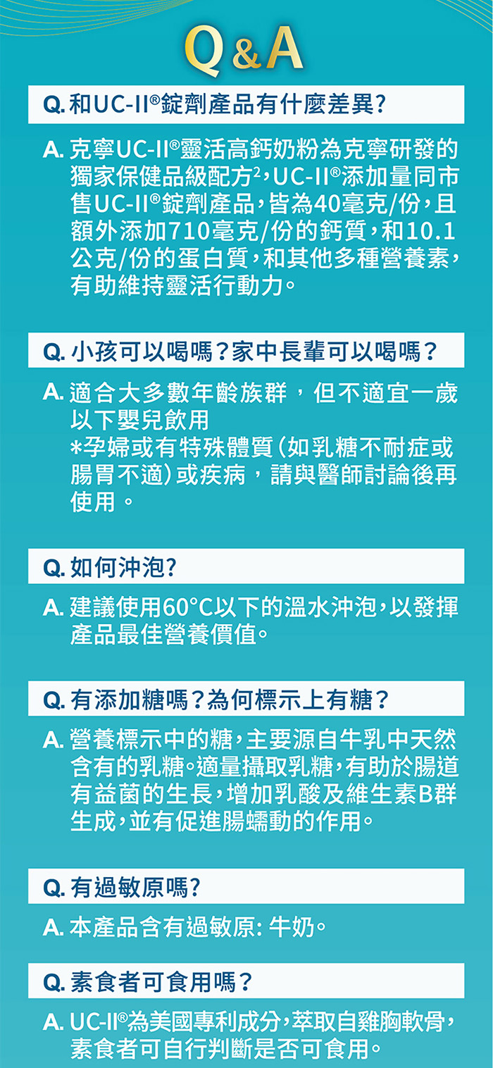 UC-II的常見問題